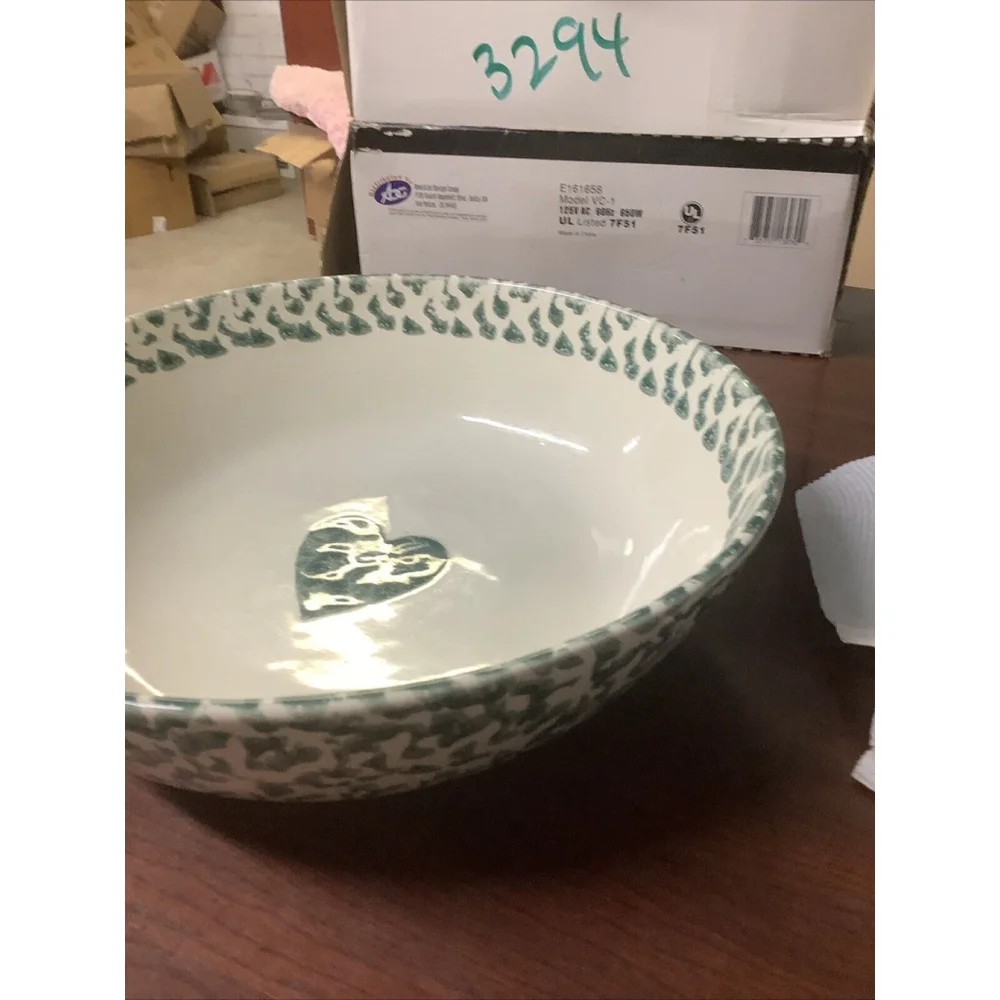 Tienshan Folk Craft Green Sponge Fruits APPLE Serving Bowl Replacement
